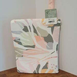 Pink & Green Floral Reusable Wet Bag